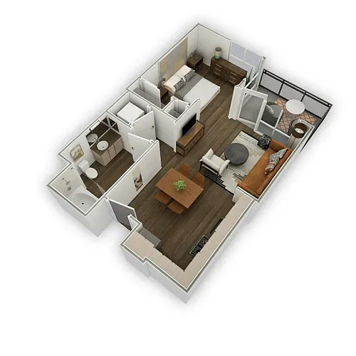 Floor plan Belleville 1