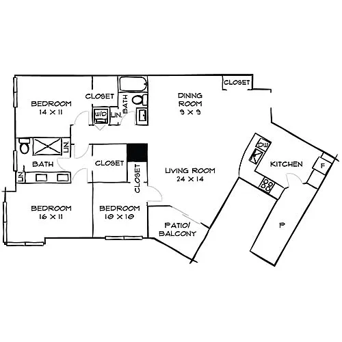Floor plan Dipsea