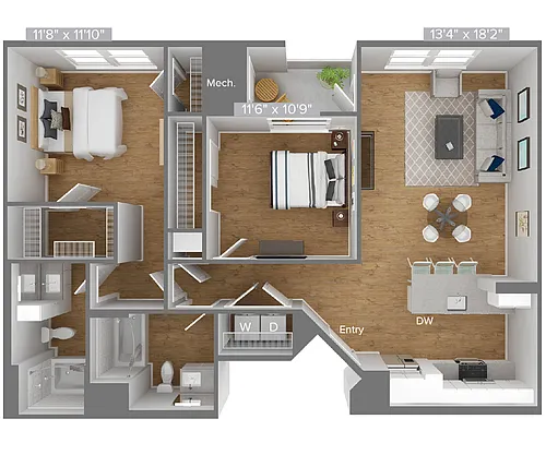 Floor plan B3