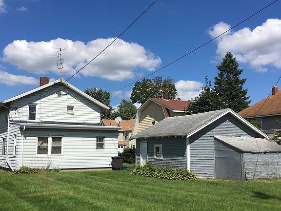 Back of house & garage