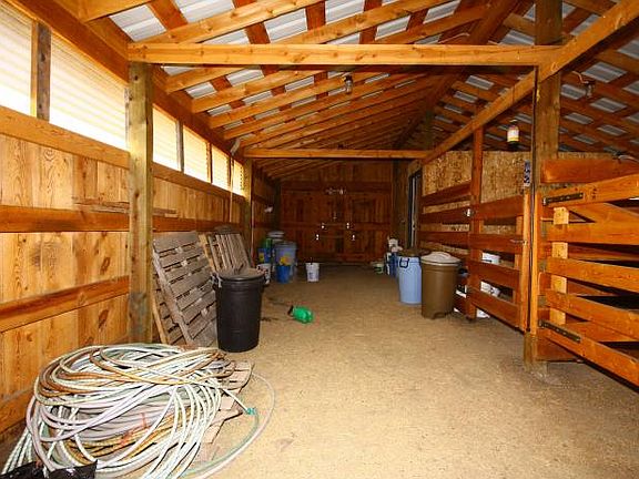 Inside Horse Barn