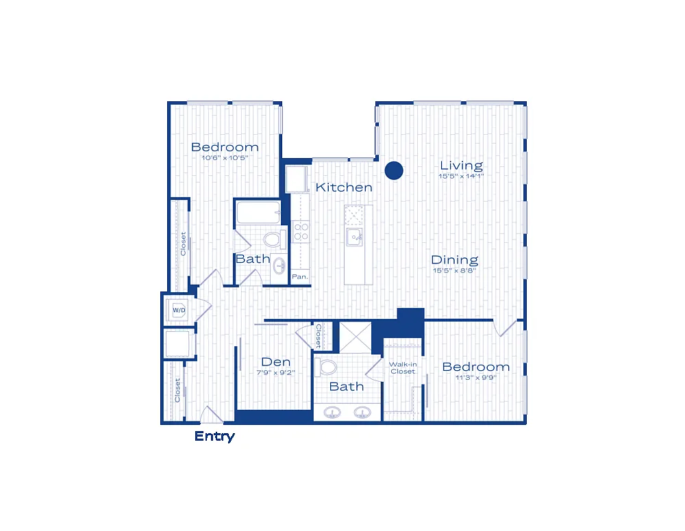 Floor plan Rigby B1D