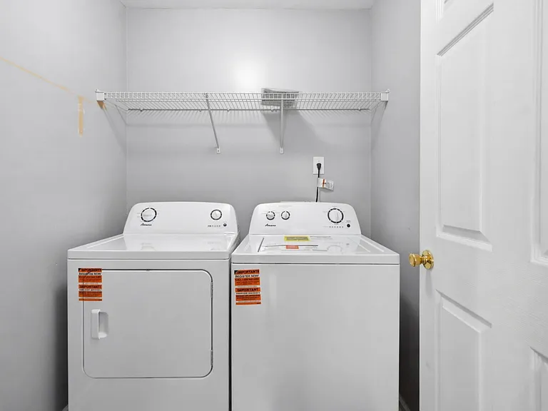 laundry room - washer and dryer provided