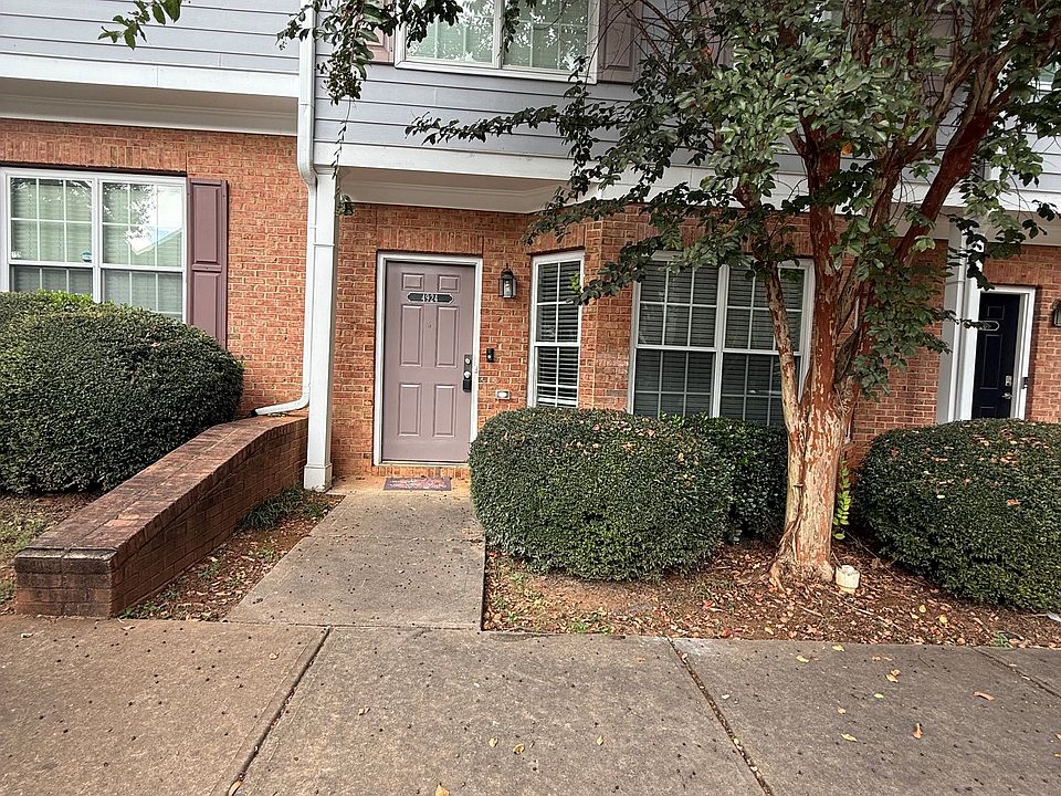 Front entrance photo of townhome.