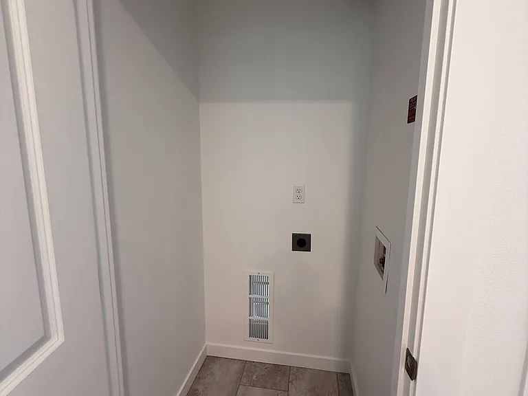 Future washer and dryer on top floor