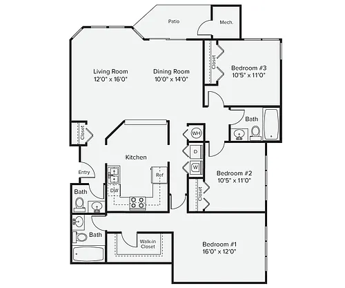 Floor plan C1
