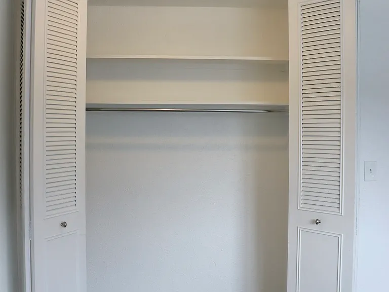 Upstairs west closet.