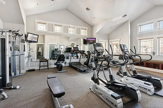 Club house workout room