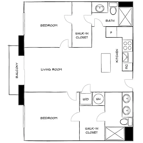 Floor plan Design 2B