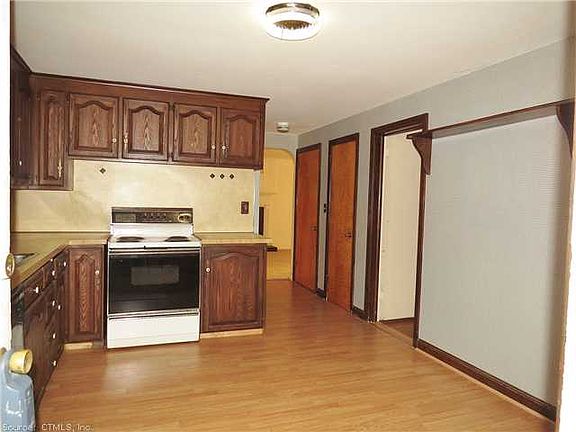 New laminate floor in kitche