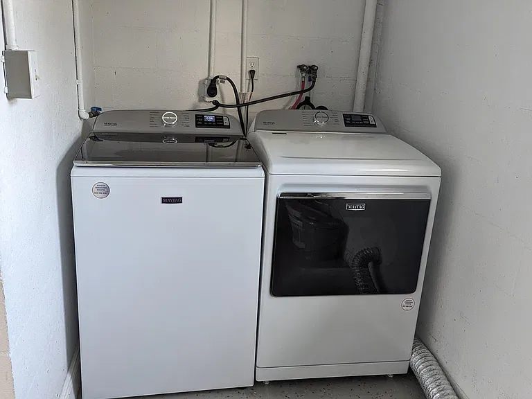 Washer and Dryer available for use