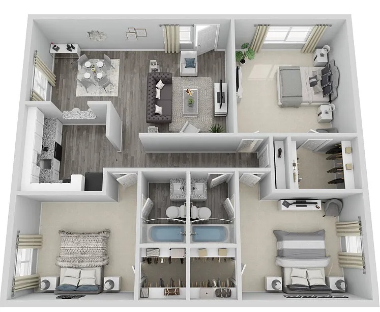 Floor plan C1 - The Harmony