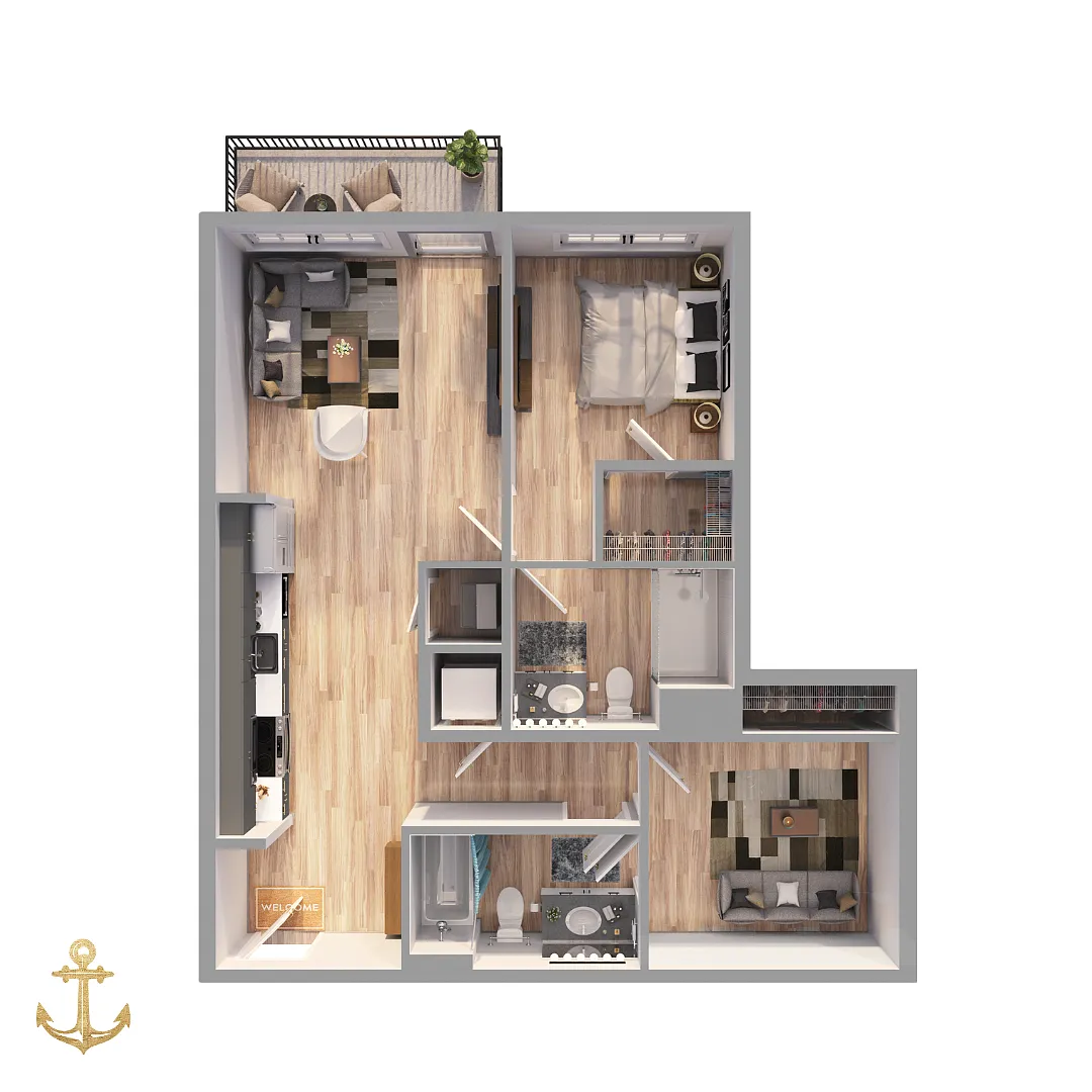 Floor plan B4