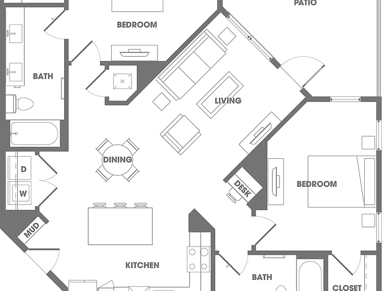 B4.P8: 2bed 2bath B4.P8: 2bed 2bath
