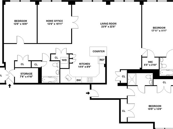2nd image of 50 W 72nd St APT 1701