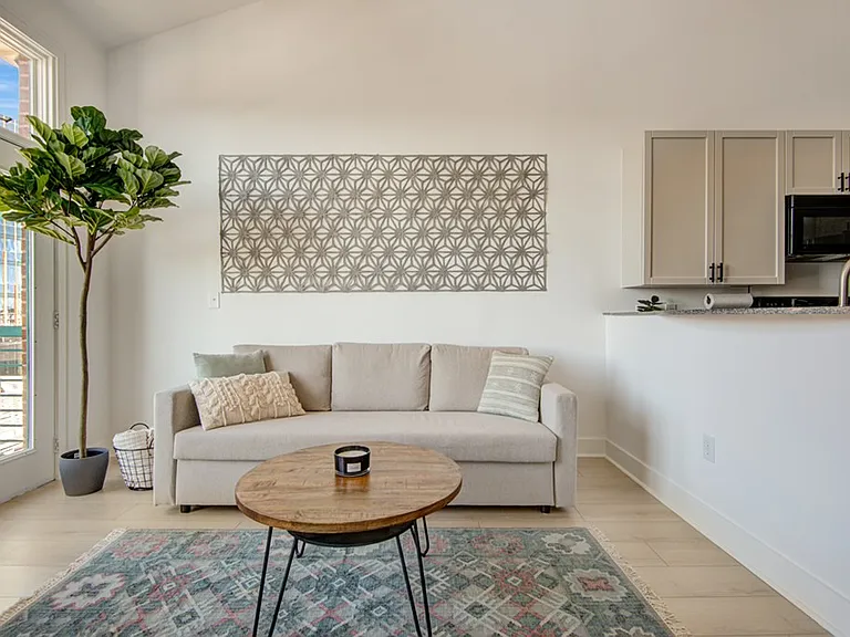 Sofa pulls out - great for movie nights or having guests!