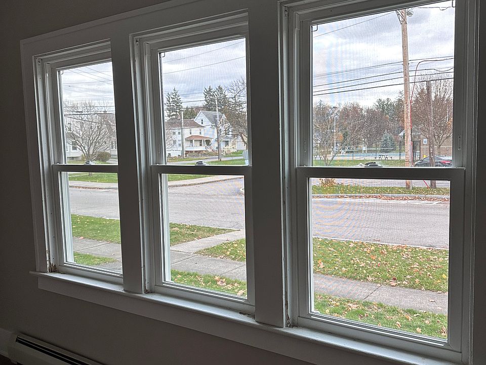 New vinyl replacement window, no more worrying if they will drop on the cat, lol