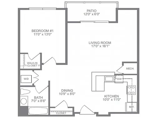 Floor plan Bluestem West