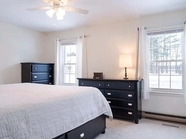 Master bedroom on first floor