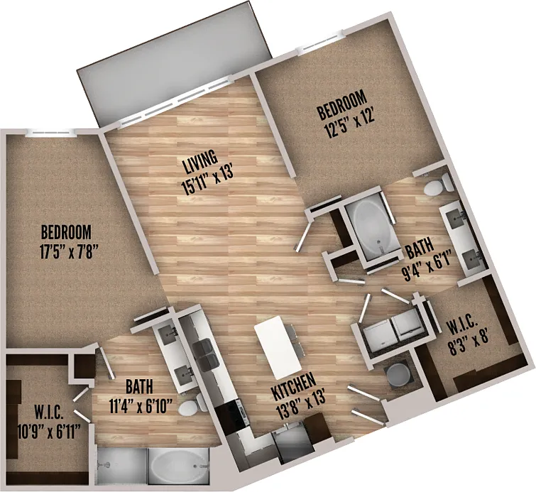 Floor plan B3