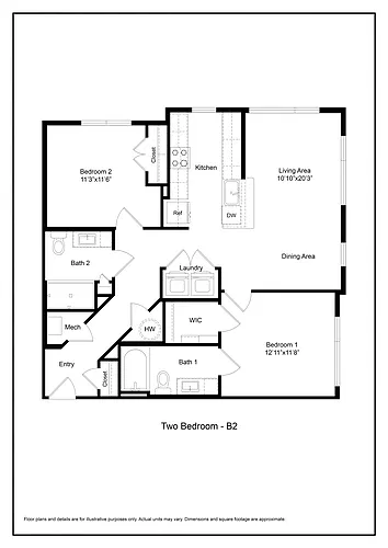 Floor plan B2