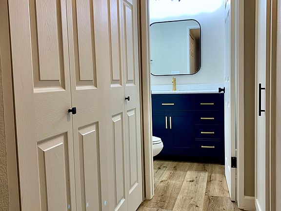 Laundry area + Guest bathroom