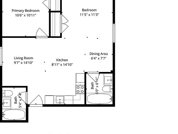 2nd image of 109 S 3rd St APT 02C