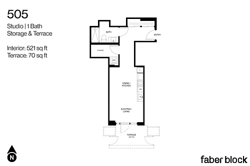 Floor plan 505