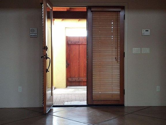 Entry from gated courtyard