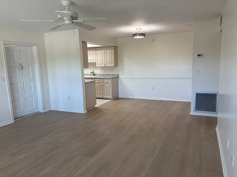 Living room/ dining space - 23'6" x 15'6" wide. (Dining area 9'8" wide)