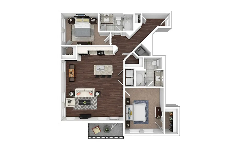 Floor plan Muscogee Premium