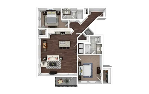 Floor plan Muscogee Premium