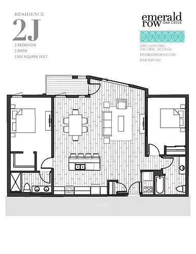 Floor plan 2J