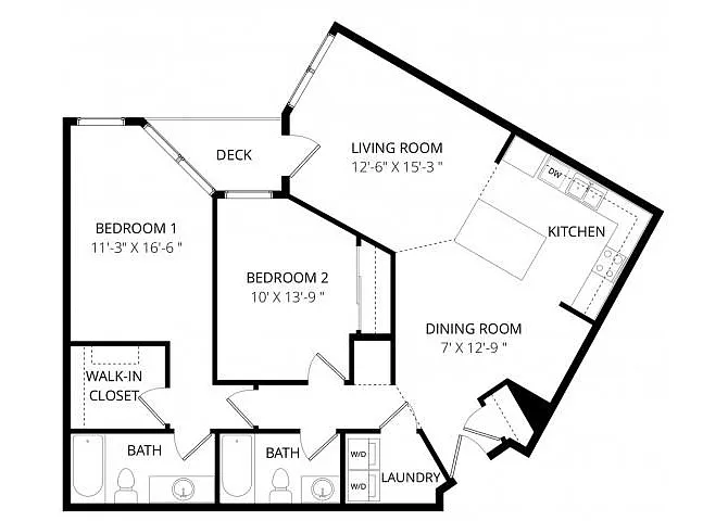 Floor plan Emerald Dunes