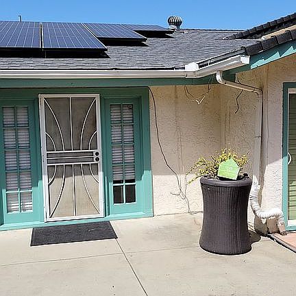 Back Door patio Solar Panels