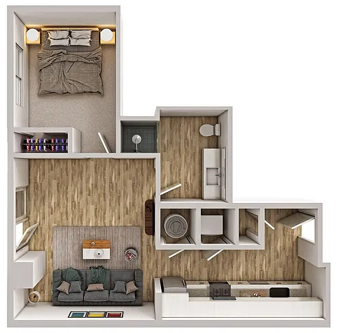 Floor plan Lofts - A1