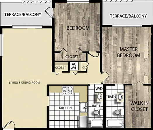 Phase 1 | Gardenia | 2 bedrooms, 2 bath Phase 1 | Gardenia | 2 bedrooms, 2 bath