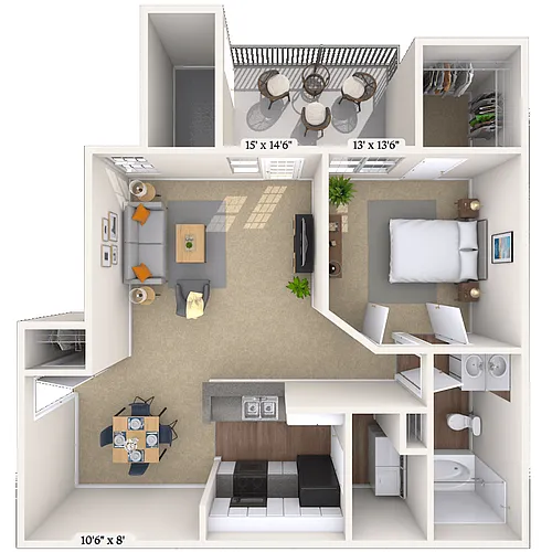 Floor plan The Calhoun