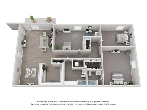 Floor plan Phase 1 - 3x2 Semi