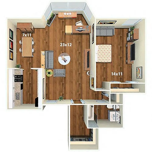 Floor plan Bradford