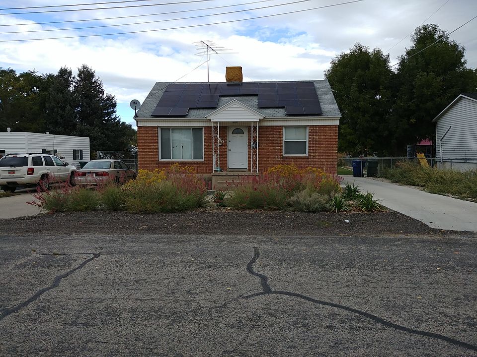 Front of the house, private entrance from the back.