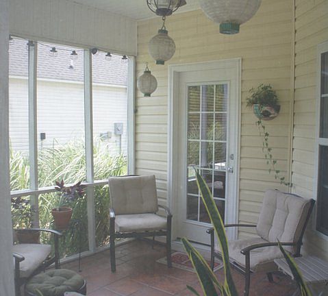 Custom screened in porch