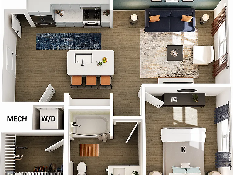 A4 floor plan Matheson Mill by Broadstone