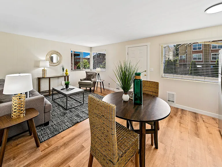 Dining space.