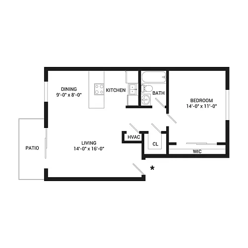 Floor plan The Willow