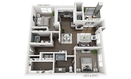 Floor plan B1
