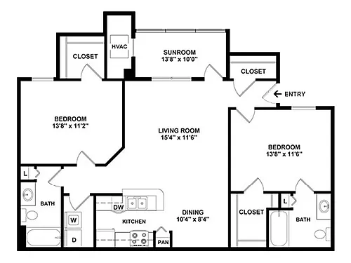 Floor plan B3