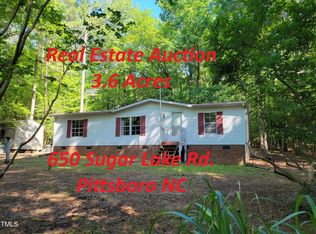 650 Sugar Lake Rd, Pittsboro, NC 27312