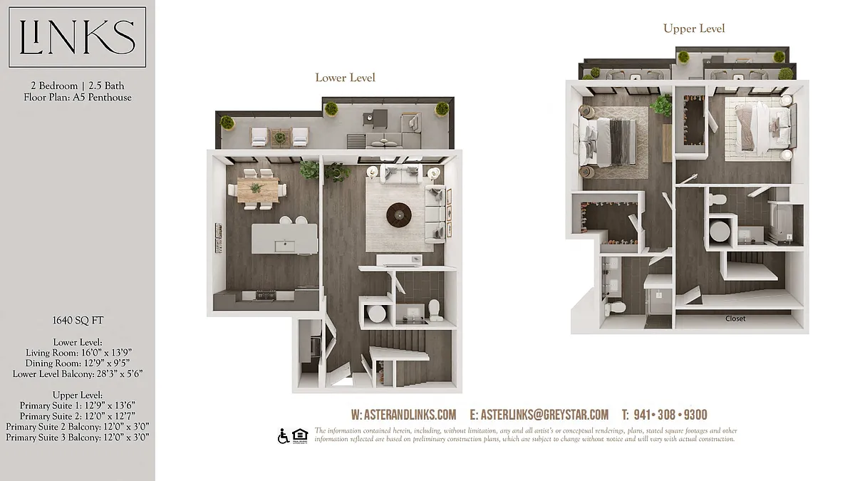 Floor plan Links A5 Penthouse