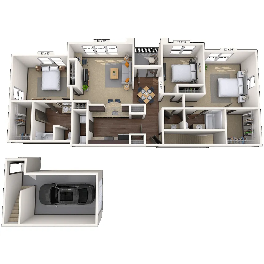 Floor plan Zinnia